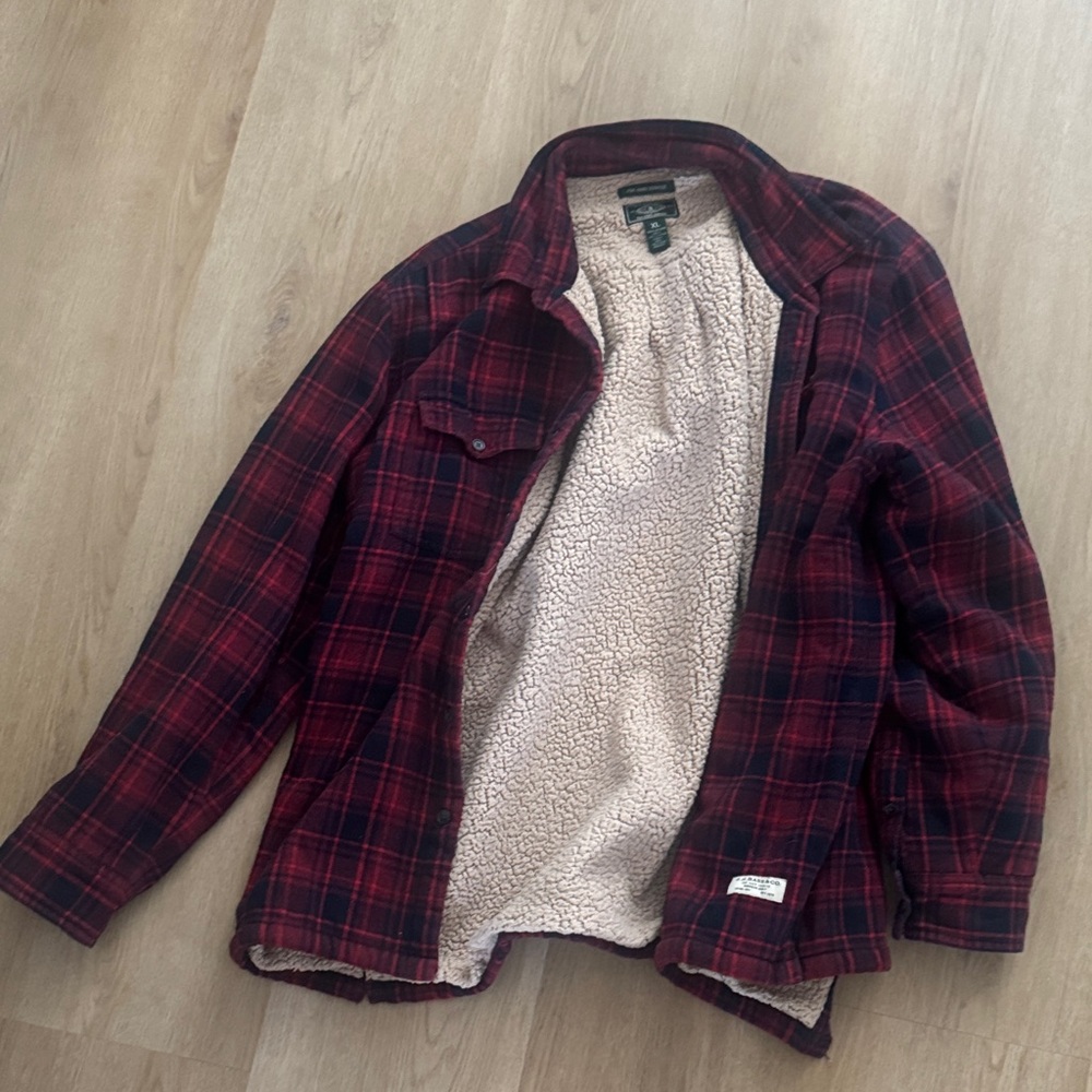 G.H. Bass & Co. Red and Black Plaid Shirt